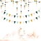 52 ft Sage Green, Mint & Pink-Gold Love Heart Garland – Wedding & Party Banner